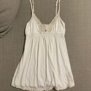Abercrombie and Fitch white tank top